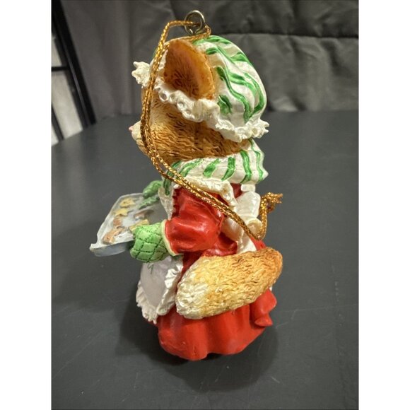 Vintage AGC Inc "Grandma is Love 1995" Cat With Tray of Cookies Ornament 3.25" - Picture 4 of 16